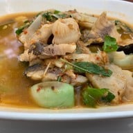 เมนูของร้าน อาหารป่าปลาเขื่อน