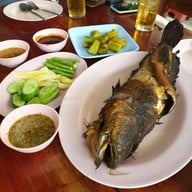 เมนูของร้าน ปลาเผาริมเขาตอง