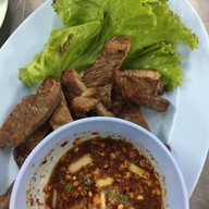 เมนูของร้าน ปลาเผารางน้ำ