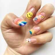 Rainbow Nails Think Park