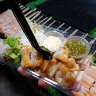 บรรยากาศ ชาบูเสียบไม้  ตลาดนัดสายไหม