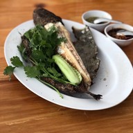 เมนูของร้าน กุ้งเป็น