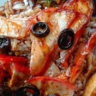 เมนูของร้าน ข้าวหมูแดงหมูกรอบราชบุรี