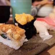 เมนูของร้าน Sushi Endou Jyo-Maze Osaka fish market