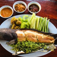 เมนูของร้าน ตาทำปลาเผา
