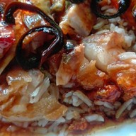 เมนูของร้าน ข้าวหมูแดงหมูกรอบราชบุรี