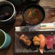 เมนูของร้าน Sushi Endou Jyo-Maze Osaka fish market