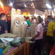 กุ้งอบวุ้นเส้นแม่พิมพ์ใจตลาดน้ำคลองลัดมะยม หมู่บ้านพระปิ่น3