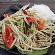 เมนูของร้าน ตำมั่ว Market Village Huahin