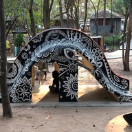 บรรยากาศ ตลาดน้ำราชมงคล