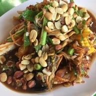 เมนูของร้าน ร้านส้มตำป้าไพ บางดาน สงขลา