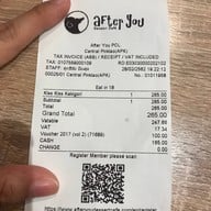 After You Dessert Cafe เซ็นทรัลพลาซ่า ปิ่นเกล้า
