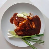 ข้าวมันไก่ ข้าวหมูแดง ตลาดตรอกหม้อ