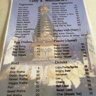 เมนู Tony's Restaurant