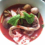 เมนูของร้าน ก๋วยเตี๋ยวซาบซ่า หนองจอก