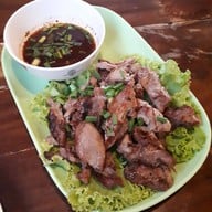 เมนูของร้าน แซ่บ แซ่บ Kanchanaburi