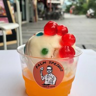 เมนูของร้าน Palm Springs Pudding โครงการสวนหลวงสแควร์