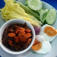 เมนูของร้าน เจ๊หนูข้าวคลุกกะปิชาววัง