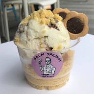 เมนูของร้าน Palm Springs Pudding โครงการสวนหลวงสแควร์