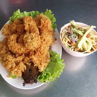 เมนูของร้าน ข้าวต้มน้องเมย์ ท่าข้าม