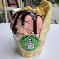 เมนูของร้าน Palm Springs Pudding โครงการสวนหลวงสแควร์