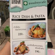 เมนู Audrey Cafe สเปลล์