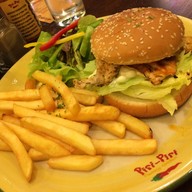 เมนูของร้าน Piri Piri Flaming Chicken เทอมินอล 21