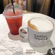 เมนูของร้าน Coffee World ไอคอนสยาม