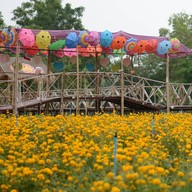 บรรยากาศ หมู่บ้านดอกไม้ บ้านห้วยสําราญ