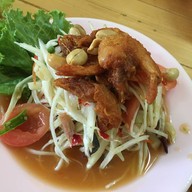 เมนูของร้าน ส้มตำทอด ตายาย