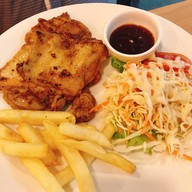 เมนูของร้าน สเต็กลุงใหญ่ ปั๊มเชลล์ ถนนกิ่งแก้ว