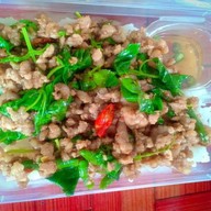 ข้าวหมูทอดเหลือแดก