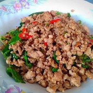 ข้าวหมูทอดเหลือแดก