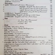 Menu of Al Medina Beach House