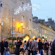 บรรยากาศ Bath Christmas Market