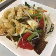 เมนูของร้าน Yum Saap มาบุญครอง