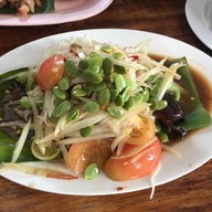 เมนูของร้าน โรงลาบอุบล ไร่กล้วย ศรีราชา