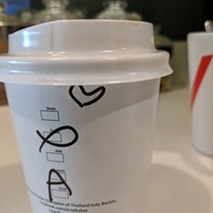 เมนูของร้าน A Cup Coffee หน้าเซ็นทรัลพระราม 9