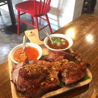 เมนูของร้าน ไพบูลย์ไก่ย่าง  บีลีฟการ์เด้นรังสิต