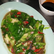 เมนูของร้าน ร้านข้าวต้มปูทอง (กระโปรงแดง) ซอยเฉลิมพระเกียรติ ร.9