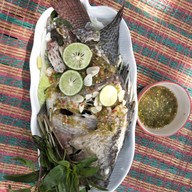 ร้านนั่งกิน ริมธาร