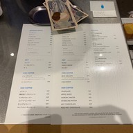 เมนู Blue Bottle Coffee Shinjuku