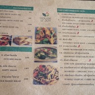 เมนู House of Joy