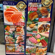 เมนู Sushi Hiro Riverside Plaza เจริญนคร