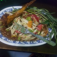 เมนูของร้าน ส้มตำเจ๊ฝน