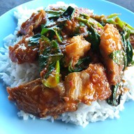 เมนูของร้าน อาหารตามสั่งหน้า7-11 วัดเกตุ