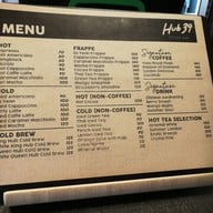 เมนู Hub39 Coffee Bar พหลโยธิน 11