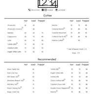 เมนู 1234 Hub Of Happiness