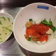 เมนูของร้าน หลา ลูกชิ้นปลาเยาวราช