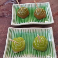 เมนูของร้าน กวงลูกชิ้นปลา หนึ่งในชะอำ ชะอำ